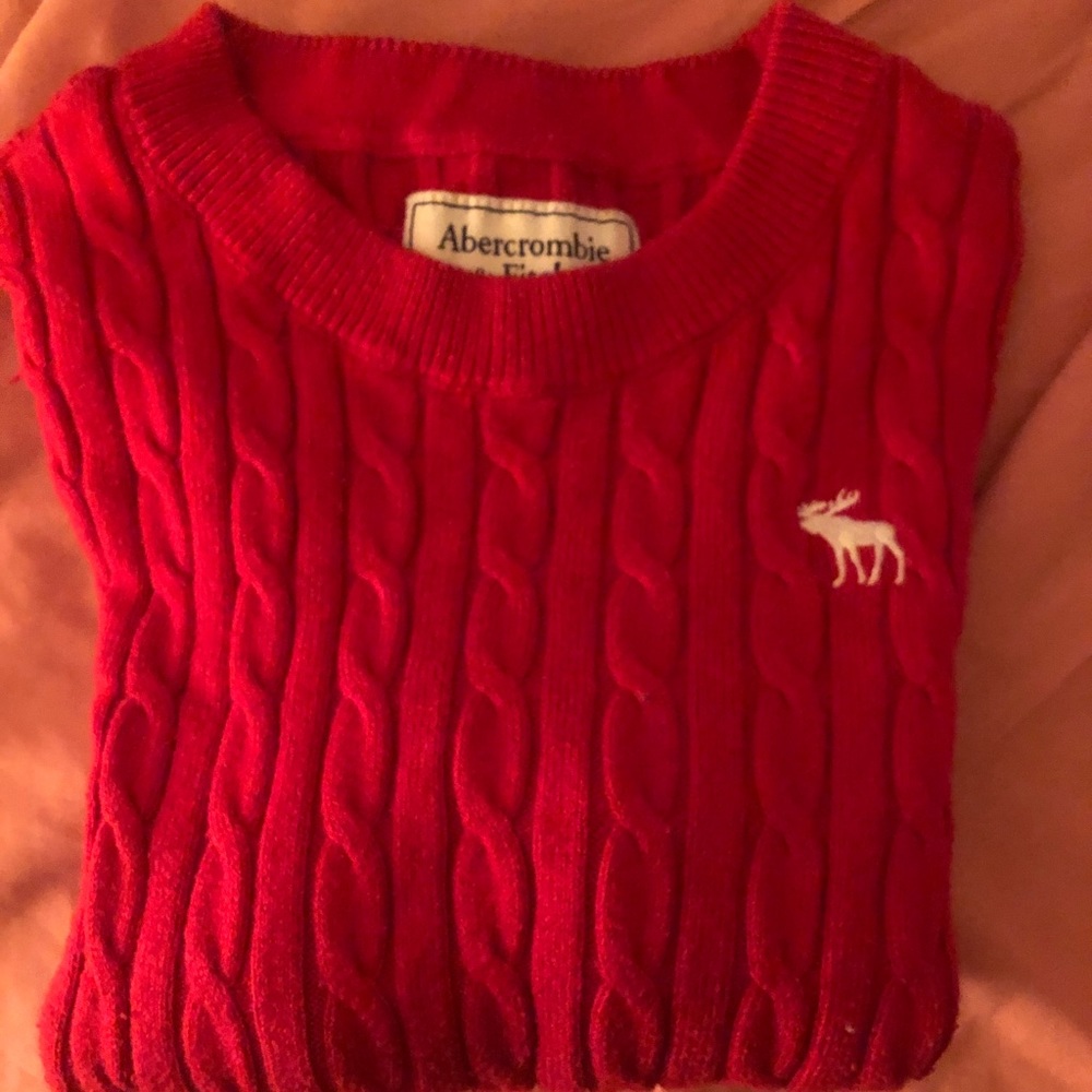 Abercrombie Red Sweater